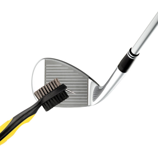 3-in-1 Retractable Golf Club Brush with Groove Cleaner