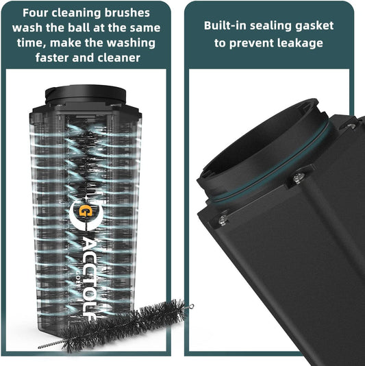 Portable Golf Ball Washer & Club Cleaner | On-Course Clean for Max Spin