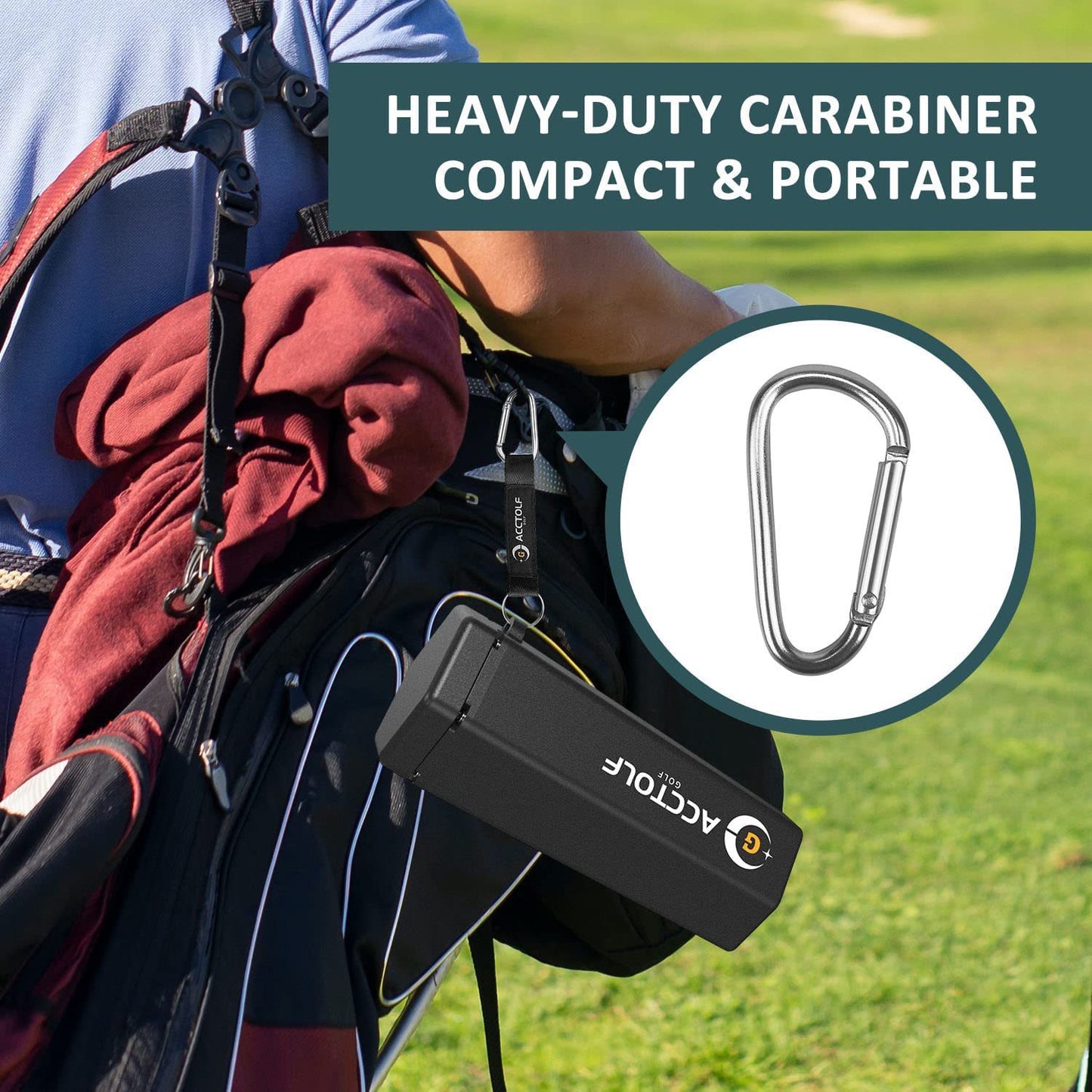 Portable Golf Ball Washer & Club Cleaner | On-Course Clean for Max Spin