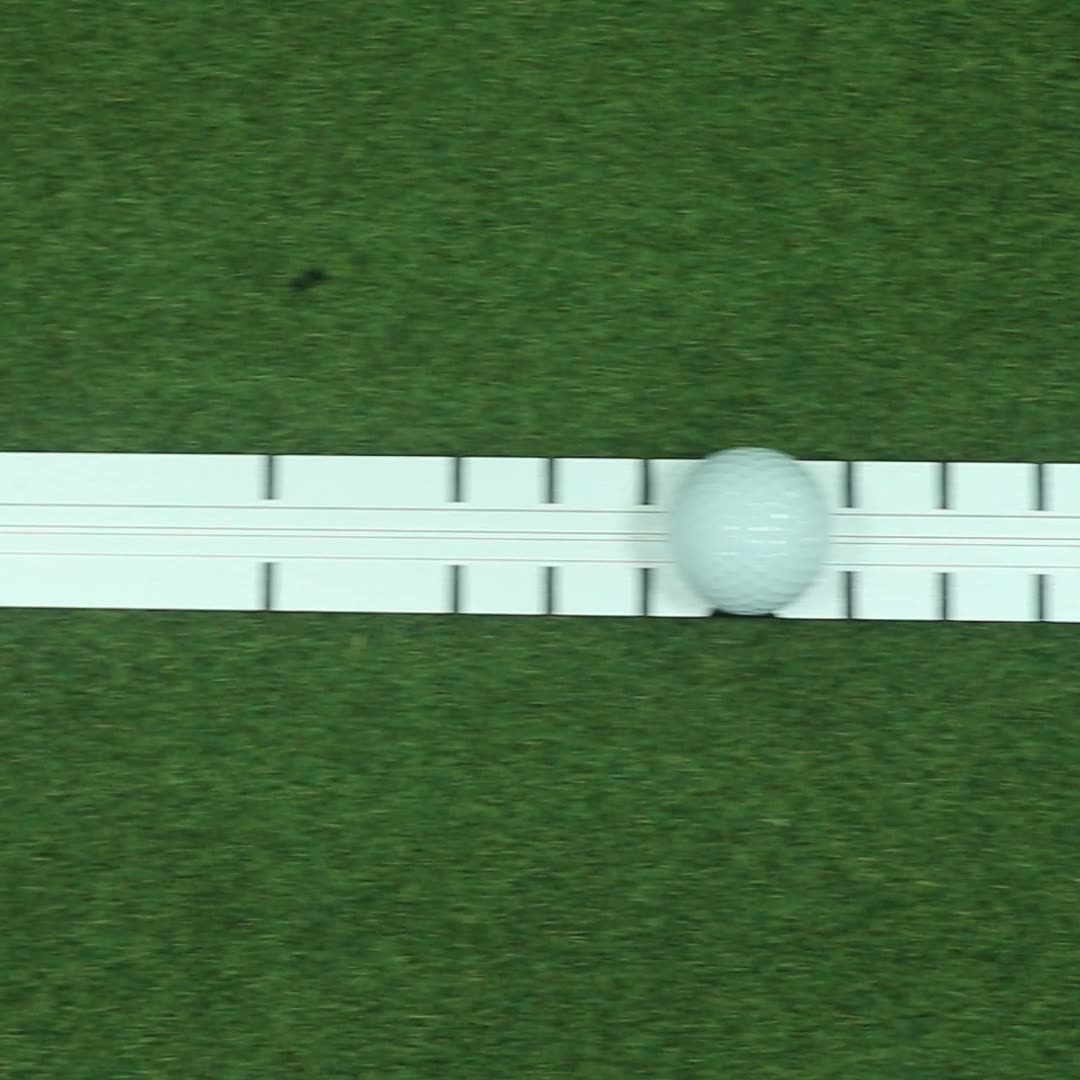 Aluminum Golf Putting Alignment Ruler | Stroke Correction Training Rail with Scale