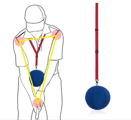 The Smart Ball Golf Swing Trainer | Arm & Body Connection Aid (Inflatable)