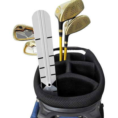 Aluminum Golf Putting Alignment Ruler | Stroke Correction Training Rail with Scale