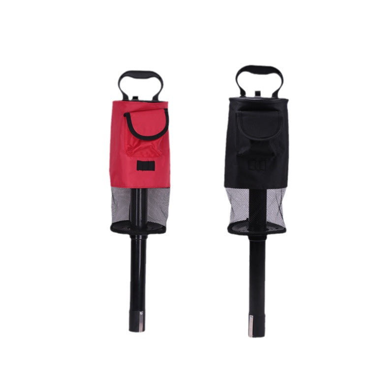 2-in-1 Golf Shag Bag with Detachable Tube Retriever - Max Capacity &amp; Back Relief