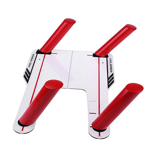 Golf Swing & Putting Trainer – Alignment & Obstacle Practice Mirror